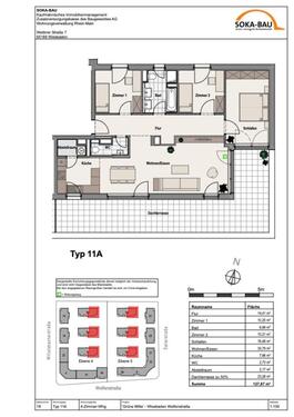 Foto - 4 Zimmer Dachgeschoßwohnung zur Miete in Wiesbaden