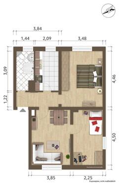 Foto - 3 Zimmer Etagenwohnung zur Miete in Hoyerswerda