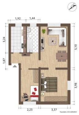 Foto - 3 Zimmer Etagenwohnung in Hoyerswerda