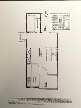 Foto - 1 Zimmer Etagenwohnung zum Kaufen in Bensheim