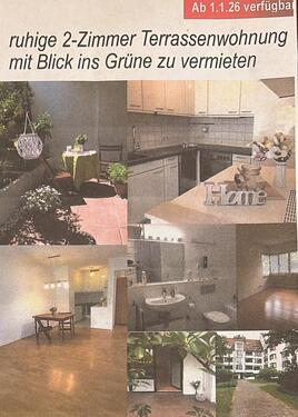 Foto - 2 ZW mit Terrasse und EBK zu vermieten - Sichtung Samstag möglich