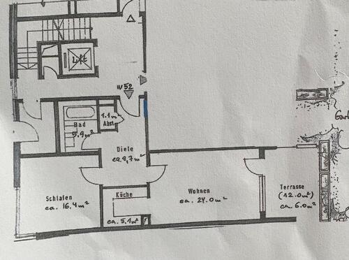 Foto - 2 Zimmer Etagenwohnung zur Miete in Düsseldorf
