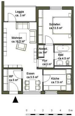 Foto - 2 Zimmer Etagenwohnung in Hannover
