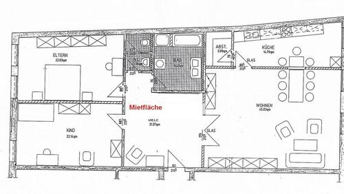 Foto - 3 Zimmer Etagenwohnung zur Miete in Hof
