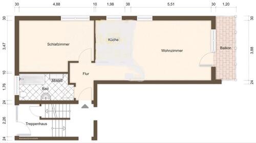 Foto - 2 Zimmer Erdgeschoßwohnung zur Miete in Horn-Bad Meinberg