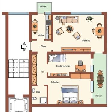 Foto - 3-Zimmer-Wohnung in Bergheim Quadrath-Ichendorf – Renoviert