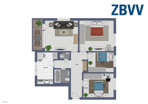 Foto - Familienwohnung in ruhiger Lage in Wittlaer