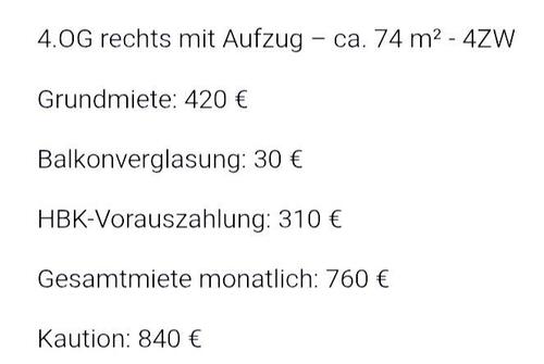 Foto - 4 Zimmer Etagenwohnung zur Miete in Rostock