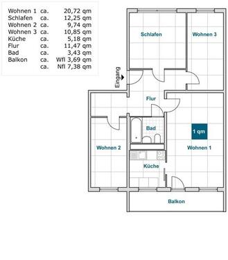 Foto - 4 Zimmer Etagenwohnung zur Miete in Dresden