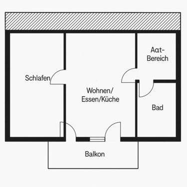 Foto - Etagenwohnung in Rheinau zur Miete