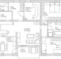 Attraktive Neubauwohnung im 1. Obergeschoss – KfW55 - Fensterbach