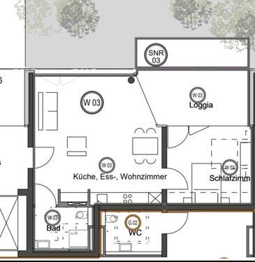 Foto - 2 Zimmer Terrassenwohnung zur Miete in Singen (Hohentwiel)