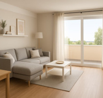 Frisch renovierte 3 ZKB Wohnung mit EBK + Balkon in Eilenburg