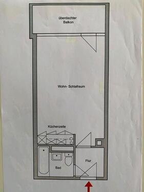 Foto - 1 Zimmer Etagenwohnung in Frankfurt am Main