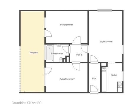 Foto - 3 Zimmer Erdgeschoßwohnung zur Miete in Butzbach