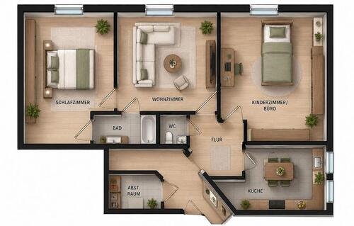 Foto - Helle Dachgeschosswohnung in Uhldingen-Mühlhofen