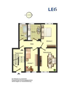 Foto - 3 Zimmer Etagenwohnung zur Miete in Lünen