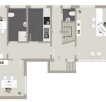 Vielseitige Büro- oder Praxisfläche mit Garten und Stellplatz - Dortmund Brackel