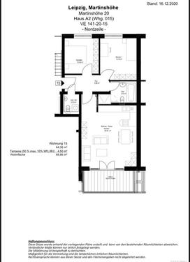 Foto - 3 Raum Wohnung mit Balkon und Tiefgarage