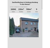 Tolles Zweifamilienhaus mit viel Platz - Moers Rheinkamp