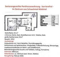 seniorengerechte Penthousewohnung - Schwalmtal