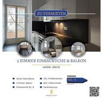 2 Zimmerwohnung mit Balkon, Einbauküche sowie modernen Bad - Leipzig Süd