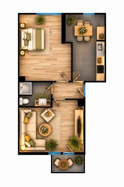 Foto - 2 Zimmer Dachgeschoßwohnung in Chemnitz