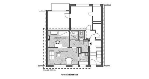 Foto - Wohnung Hombruch Dortmund - 395,00 EUR Kaltmiete,