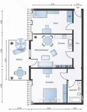 Foto - 3 Zimmer Etagenwohnung zum Kaufen in Eisenach