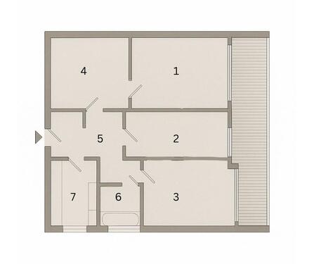 Foto - Neugründung WG Zimmer in 3er WG - neu renoviert - vollmöbeliert