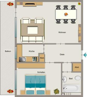 Foto - 3 Zimmer Etagenwohnung in Duisburg