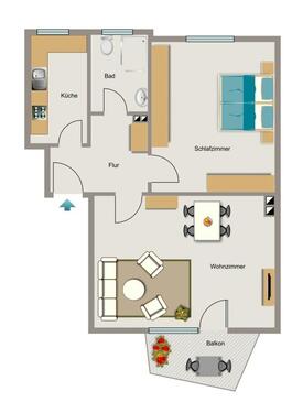 Foto - 3 Zimmer Etagenwohnung zur Miete in Duisburg