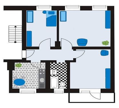 Foto - 3 Zimmer Etagenwohnung zur Miete in Schönebeck (Elbe)