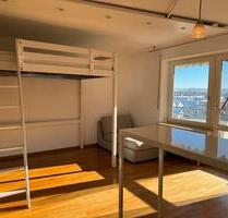 Sonniges Single Apartment Wohnung Balkon Küche möbliert Bergblick - Kaufbeuren