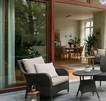 Gepflegte 2-Zimmer Erdgeschosswohnung, Terrasse, EBK, Stellplatz - Glauburg