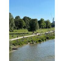 befristete 2-Zimmer Wohnung - teilmöbliert - direkt an der Isar - München Ludwigsvorstadt-Isarvorstadt