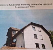 Vermietete 4,5-Zimmer-Wohnung in zentraler Lage zu verkaufen - Gemünden am Main
