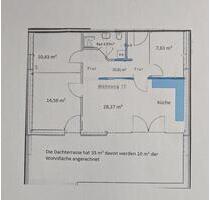 3-Zimmer Wohnung mit 35 m² Dachterrasse und Tiefgaragenstellplatz - Speichersdorf
