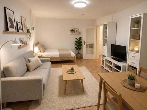 Foto - Sonniges möbliertes 1-Zimmer-Apartment in Stuttgart-Bad Cannstatt