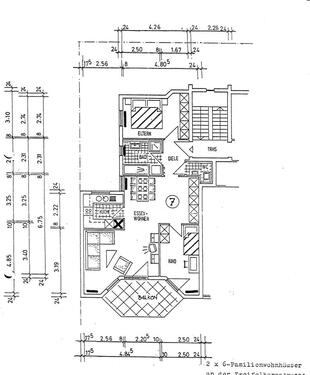 Foto - 3 Zimmerwohnung mit Balkon - 700,00 EUR Kaltmiete,