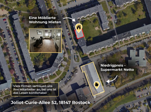 Foto - 3 Zimmer Etagenwohnung zur Miete in Rostock