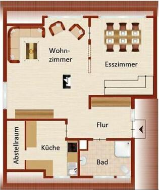Foto - 2.5 Zimmer Maisonettenwohnung zum Kaufen in Renningen