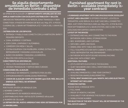 Foto - 1 Zimmer Etagenwohnung zur Miete in Berlin