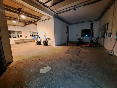 Foto - beheizte Gewerbehalle Luftdruck Werkstatt 200qm 4m Tor Ölheizung