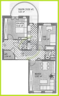 Foto - 3 Zimmer Etagenwohnung zur Miete in Zwickau