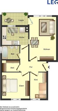 Foto - Etagenwohnung in Duisburg zur Miete