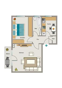 Foto - Etagenwohnung zur Miete in Essen