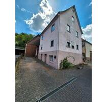 Einfamilienhaus mit Scheune + Holzhalle + Garten Frammersbach