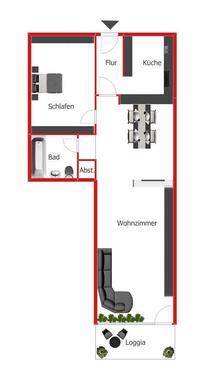 Foto - Etagenwohnung zur Miete in Dietzenbach