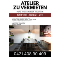 Atelier E im Viertel: 171 m² Loft – teilbar, ab 012026 - Bremen Östliche Vorstadt